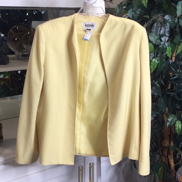 GUC Kasper 3 Pc Pastel Yellow Suit Set, 14 - Picture 2 of 13